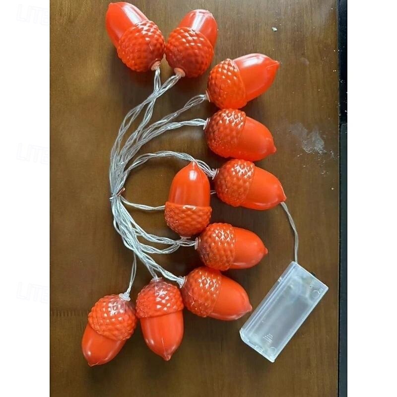 2M-10Leds Christmas Pinecone Lantern String Festival Indoor and Outdoor Atmosphere Decorative Lantern String Lights Up Your Life2