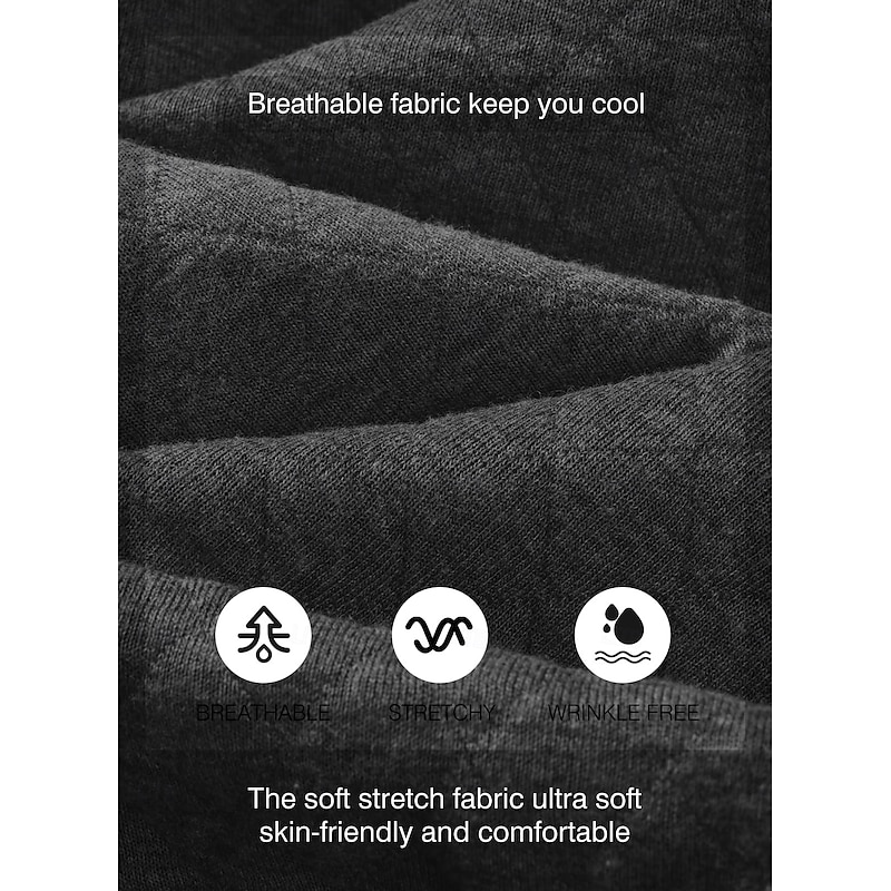 Men's Waffle Hoodies Hoodie Wine Red Black Brown Green Light Grey Standing Collar Plain Sports & Outdoor Daily Holiday Streetwear Cool Casual Winter Spring &  Fall Clothing Apparel Hoodies3