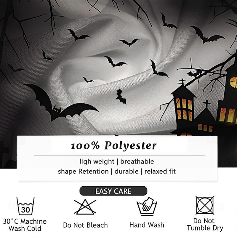 Halloween Men's Pumpkin Halloween Costumes Button Up Shirt Short Sleeve Horror Party Evening Wear Summer Camp Collar Cuban Collar Pocket 3D Print Black Blue Orange3