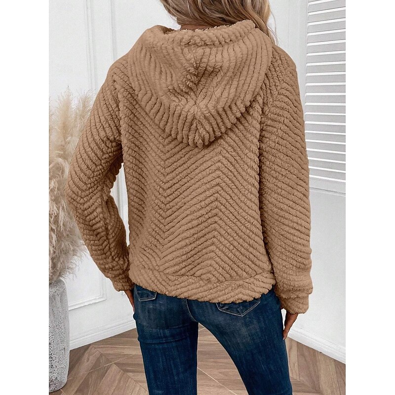 Women's Blouse Stylish Modern Long Sleeve Regular Tops Work Daily Khaki Spring Fall Winter2