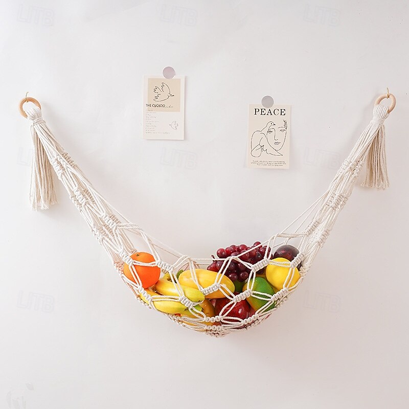 Cuddly Hammock Toy Hammock Organize Stuffed Animals and Children's Toys  Bohemian Tapestry Wall Storage Bag for Nursery Bedroom  Playroom