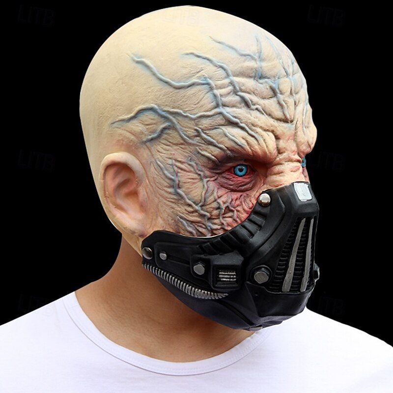 Zombie Halloween Mask Full Head Realistic Mask Scary Costume Adults' Men's Halloween Carnival Party Easy Halloween Costumes Dress Up2
