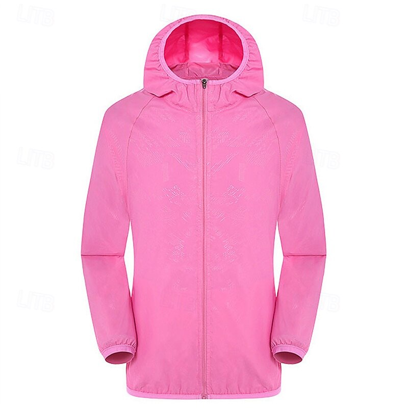 Women's Softshell Jacket Hiking Jacket Outdoor Sun Protection Windproof Lightweight Jacket Windbreaker Jacket Traveling Wine Red Black White Yellow Pink4