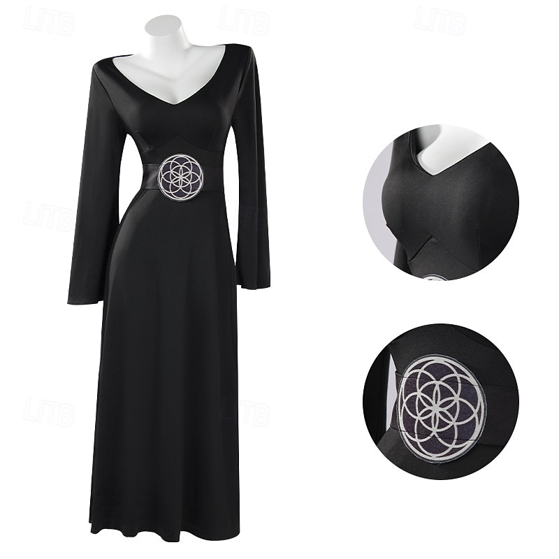 Ghost Bride Lydia Deetz Halloween Dress Beetlejuice Horror Movie Cosplay Costume Adults' Women's Masquerade Party / Evening Easy Halloween Costumes Dress Up