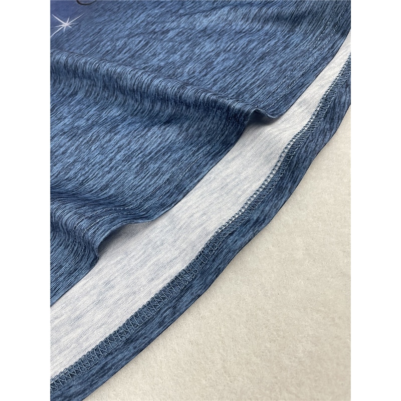 Women's T Shirt Casual Print Long Sleeve Long Tops Crew Neck Daily Purple Fall Winter4