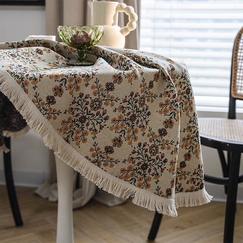 Round Tablecloths Elegant and Durable Table Covers Perfect for Dining and Kitchen Tables Ideal for Everyday Use or Special Occasions3