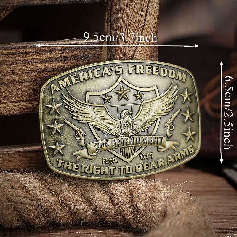 Men's Belt Buckle Buckle Silver Bronze Alloy Vintage Style Retro Vintage Eagle Daily Religious Celebrations3