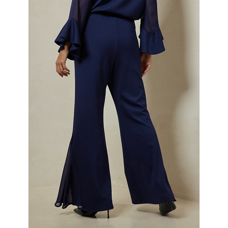 Modal Wedding Elegant Full Length Pants3