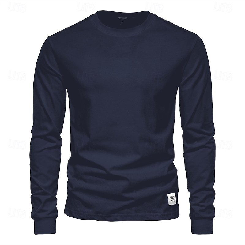 Men's Golf Pullover Sweatshirt Red Dark Navy Blue Long Sleeve Top Golf Attire Clothes Outfits Wear Apparel4