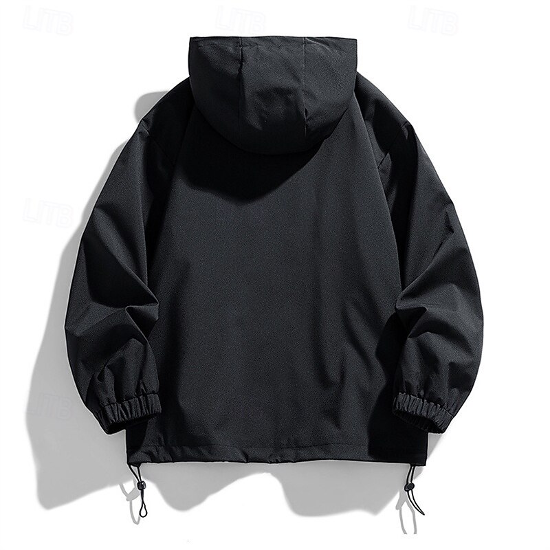 Men's Softshell Jacket Hiking Jacket Outdoor Windproof Windbreaker Jacket Traveling Black Pink Purple Green Khaki2