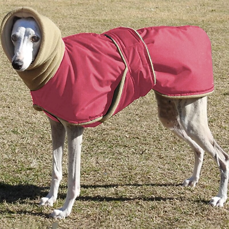 Winter Dog Coat,Dog Jacket Windproof Thicken Dogs Vest Clothes With Warm Collar Dogs Hoodie Outfit for Small Medium Large Dog Teddy Golden Retriever Alaska