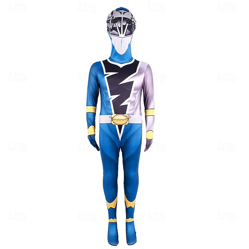 Power Rangers Kishiryu Sentai Ryusoulger Bodysuits Costumes Movie Cosplay for Men's Women's Boys' Kid's Adults' Masquerade Performance Party4