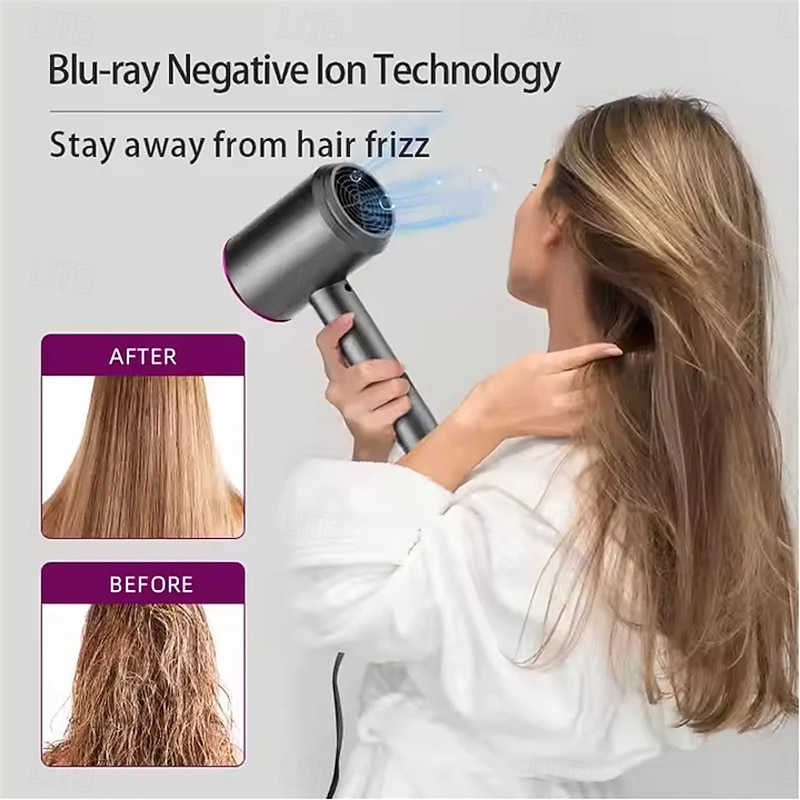 Foldable Portable Hair Dryer Professional Negative Ion High Speed Powerful Blow Dryer4