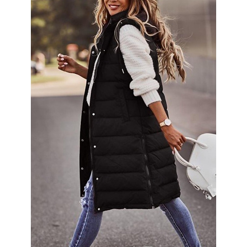 Women's Winter Coat Down Jacket Puffer Vest Jacket Casual Jacket Outdoor Street Wear Fall Winter Coat Casual2