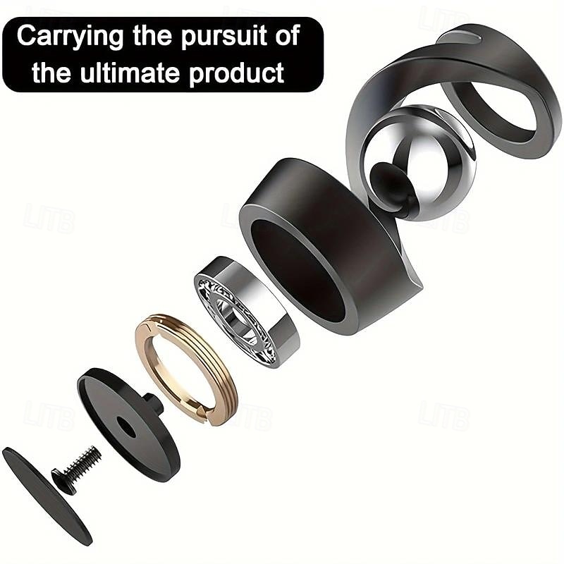 Anti-gravity Levitating Desk Toy Gyroscope, Optical Illusion Kinetic Spinning Desk Toy, Anti-gravity With Fascinating Movements, And Rotates Smoothly - The Perfect Desk Accessory For Home Or Office3