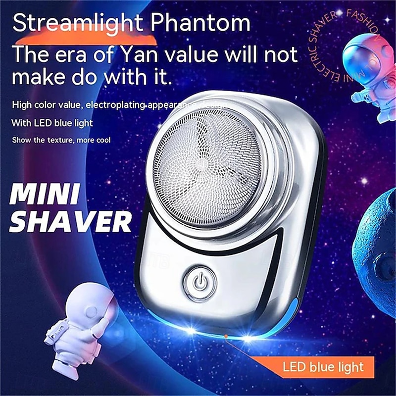 Portable Cordless Shaving Beard Tool Mini Size Travel Shaver USB Rechargeable for Removing Chest Hair Body Hair3