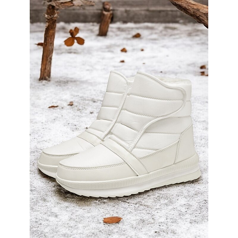 Women's Red Waterproof Winter Boots with Plush Lining and Non-Slip Sole – Warm Snow Boots for Outdoor Activities 7