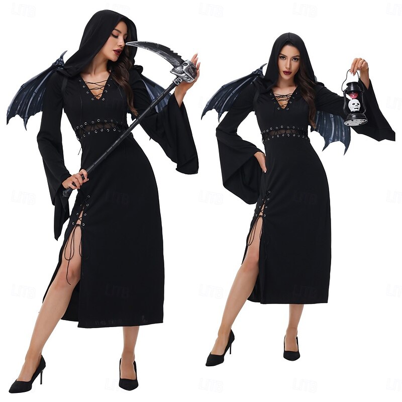 Witch Halloween Dress Cosplay Costume Costume Walpurgis Night Sexy Costume Adults' Women's Party Easy Halloween Costumes Dress Up
