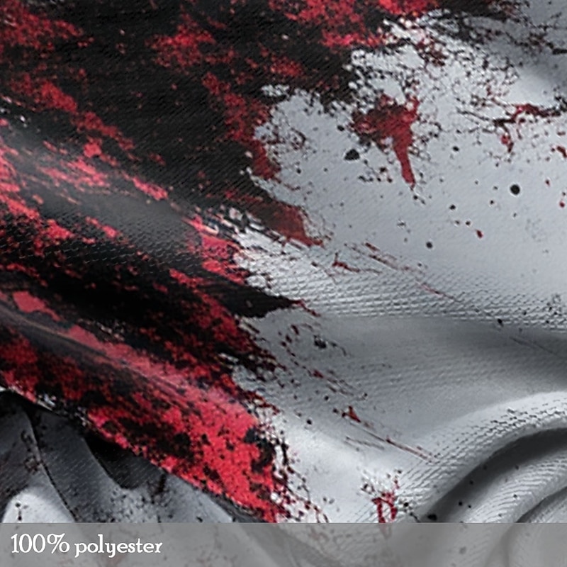 Halloween Men's Creepy Clown Clown Skulls T Shirt Long Sleeve T shirt 3D Print Crew Neck Shirt Horror Street Casual Daily White Summer Spring Fall Clothing Apparel S M L XL XXL XXXL3