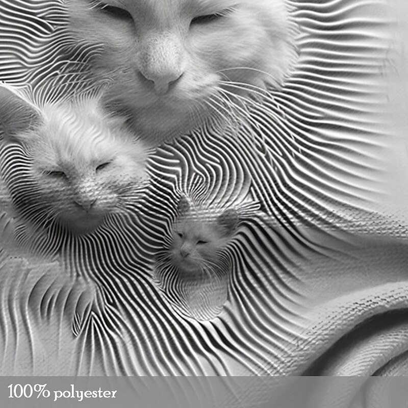 Men's Cat T Shirt Short Sleeve T shirt 3D Print Crew Neck Shirt Fashion Athleisure Street Sports Outdoor Light Grey Summer Spring Clothing Apparel S M L XL XXL XXXL4