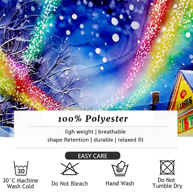 Christmas Men's Ugly Christmas Shirt Button Up Shirt Long Sleeve Casual Party Evening Wear Daily Fall Winter Spring & Summer Shirt Collar Button Up 3D Print Blue3