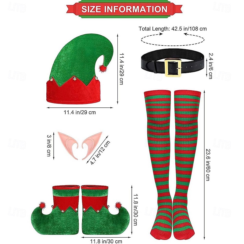 Elf Fancy Christmas Dress Santa Suits Cosplay Costumes Men's Women's Boys' Girls' Christmas Kid's Adults' Christmas New Year Christmas Eve Christmas New Year Eve Costume2