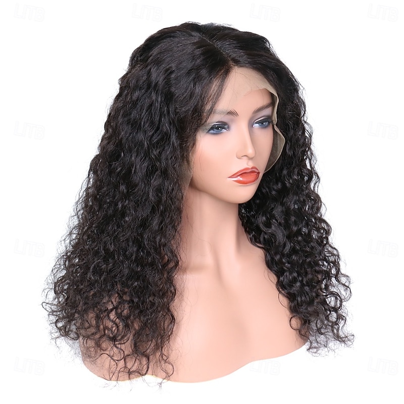 Human Hair 13x4 Lace Front Wig Free Part Brazilian Hair Natural Wave Black Natural Wig 130% 150% 180% Density with Baby Hair 100% Virgin Glueless Pre-Plucked For wigs for black women Long Medium3