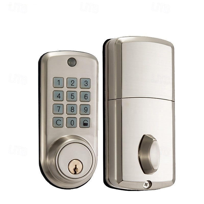 Password Lock Fully Automatic Electronic Lock Left and Right Wooden Door Lock Smart Door Lock3