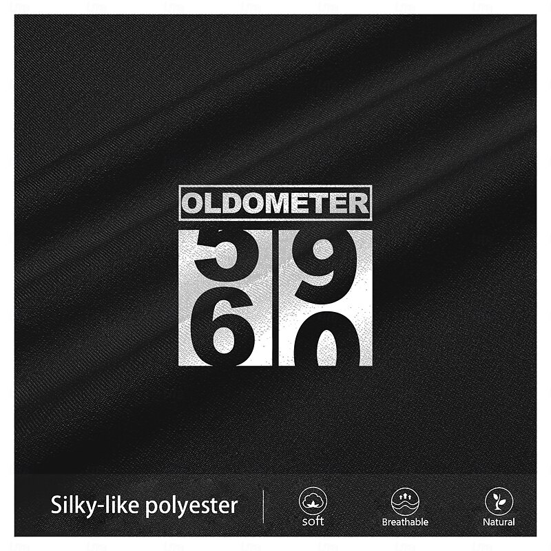 Men's Long Sleeve T-Shirt Funny Oldometer 59 to 60 Graphic 60th Birthday Gift for Him3