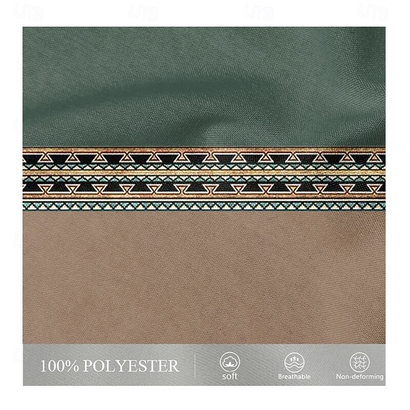 Men's Color Block Western Shirt Button Up Shirt Cowboy Shirt Long Sleeve Vintage Western Dailywear Spring Fall Winter Turndown Collared Shirts 3D Print Brown2