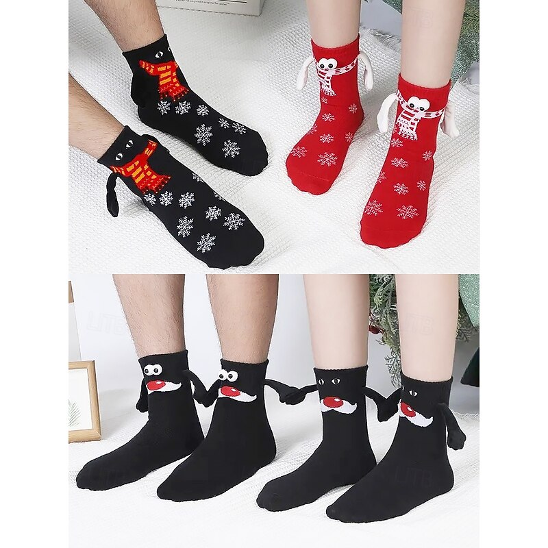 Holiday-Themed 3D Novelty Socks for Women – Fun Christmas and Halloween Designs with Festive Embellishments, Perfect for Gifting and Seasonal Wear3