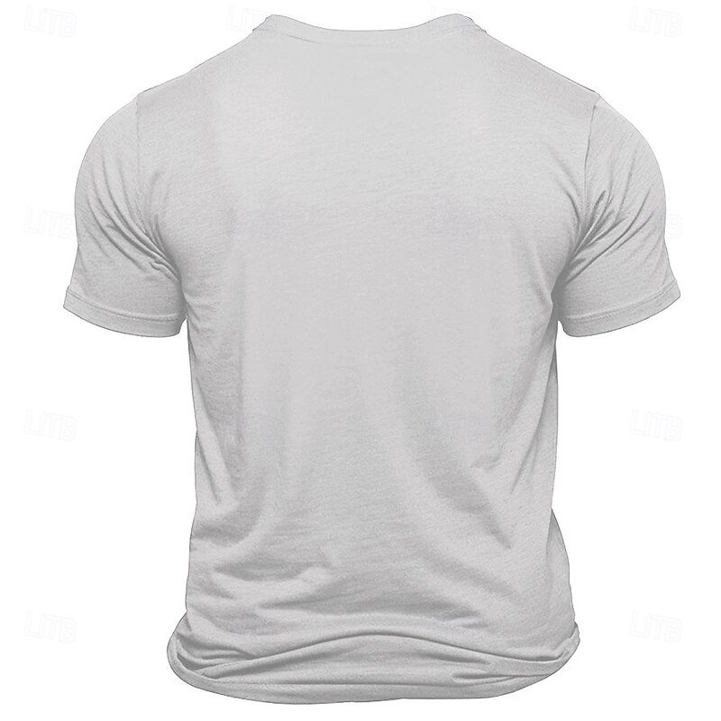 Men's Cat T Shirt Short Sleeve T shirt 3D Print Crew Neck Shirt Fashion Athleisure Street Sports Outdoor White Summer Spring Clothing Apparel S M L XL XXL XXXL3