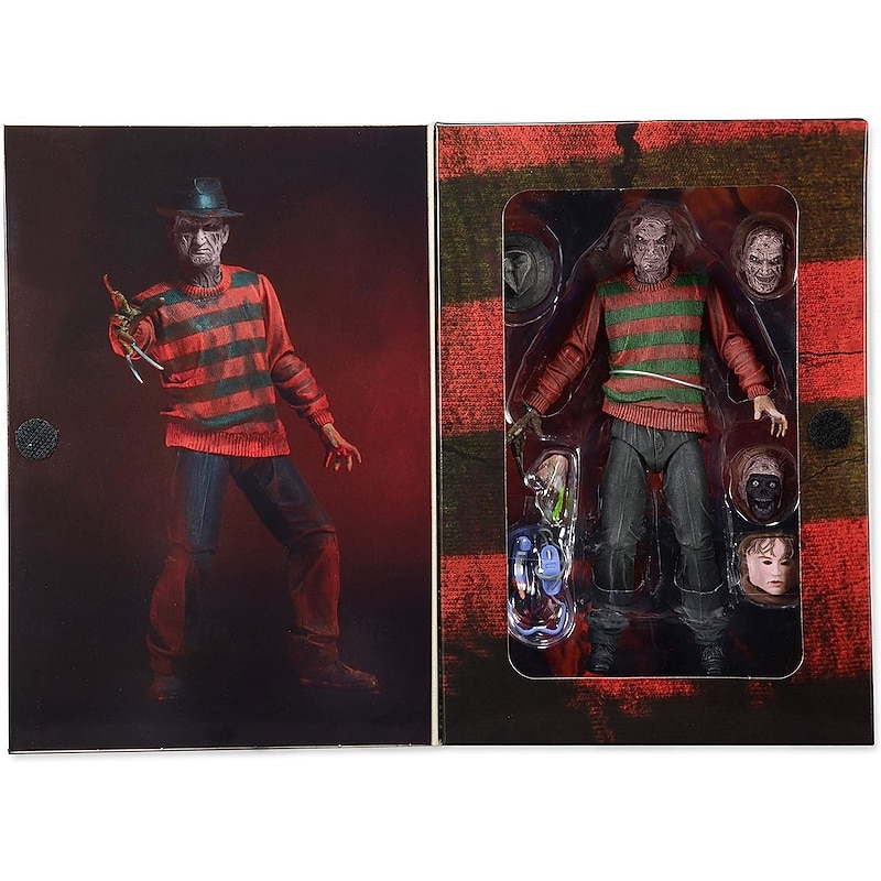 7" Nightmare on Elm Street Action Freddy Krueger   Figure Halloween Props Adults Horror Scary Accessories3