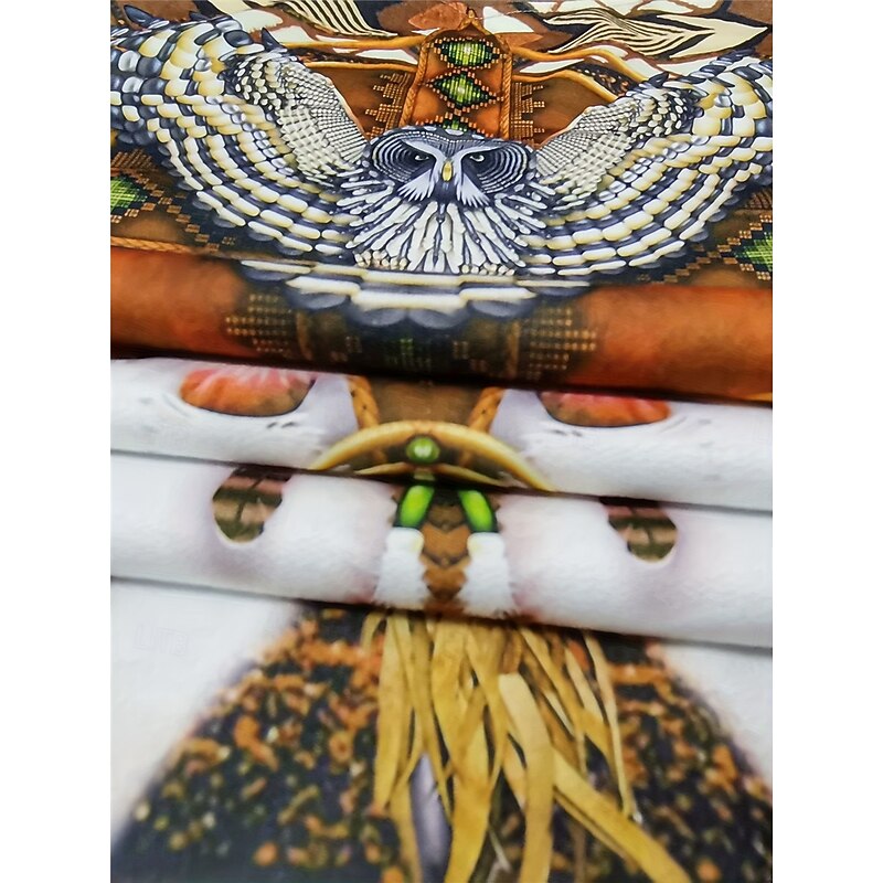 Women's Sweatshirt Tribal Street Dailywear Print Vintage Casual Crew Neck Long Sleeve Micro-elastic Fall Winter Comfrt Breathable Soft Fabric3