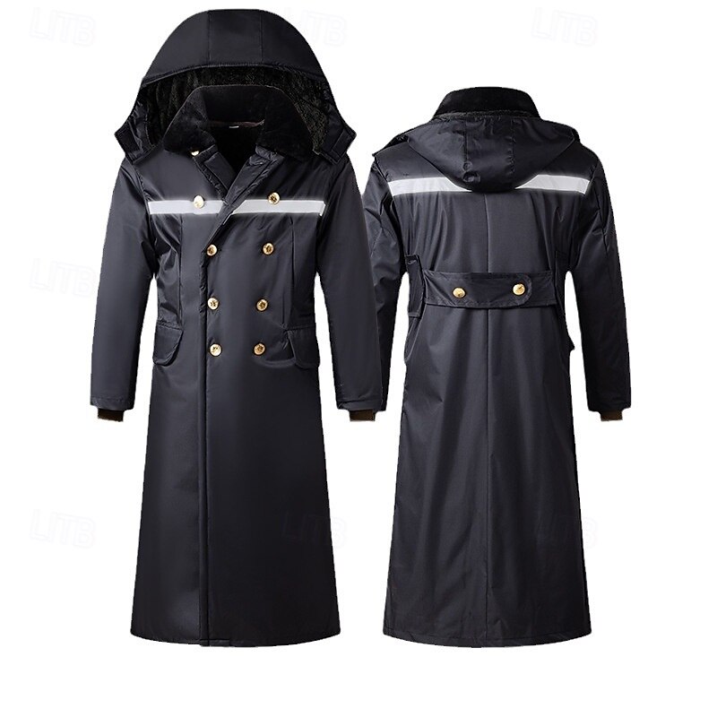 Men's Winter Coat Hiking Fleece Jacket Winter Outdoor Thermal Warm Fleece Lining Scratch Resistant Tear-resistant Outerwear Traveling Black Green