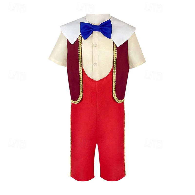pinocchio Cosplay Cosplay Costume Theme Party Costume Cosplay Movie Cosplay for Boys' Girls' Kid's Carnival Masquerade Party / Evening2