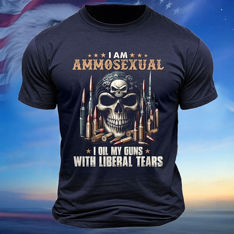 Patriotic T Shirts For Men American US Flag T Shirt Short Sleeve T shirt 3D Print Crew Neck Shirt Fashion Daily Basic Street Casual Daily White 1 White 2 Summer Spring All Seasons Clothing2