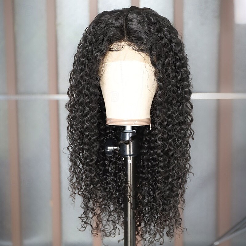 Human Hair Curly Lace Front Wig Human Hair 13x6 Lace Frontal Wigs for Black Women with Baby Hair3