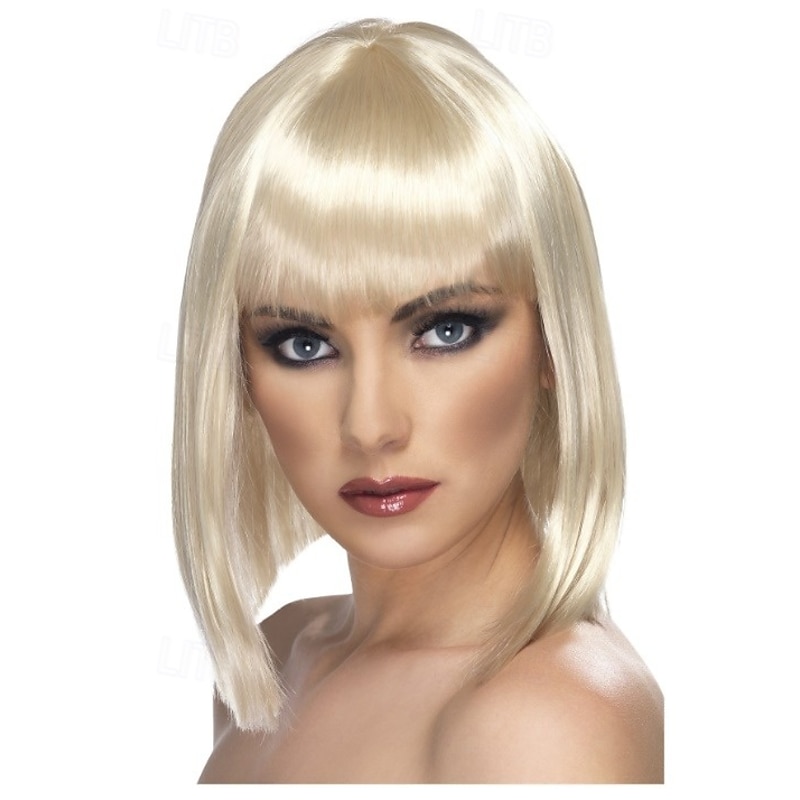 Blonde Glam Wig for Women Halloween Cosplay Party Wigs