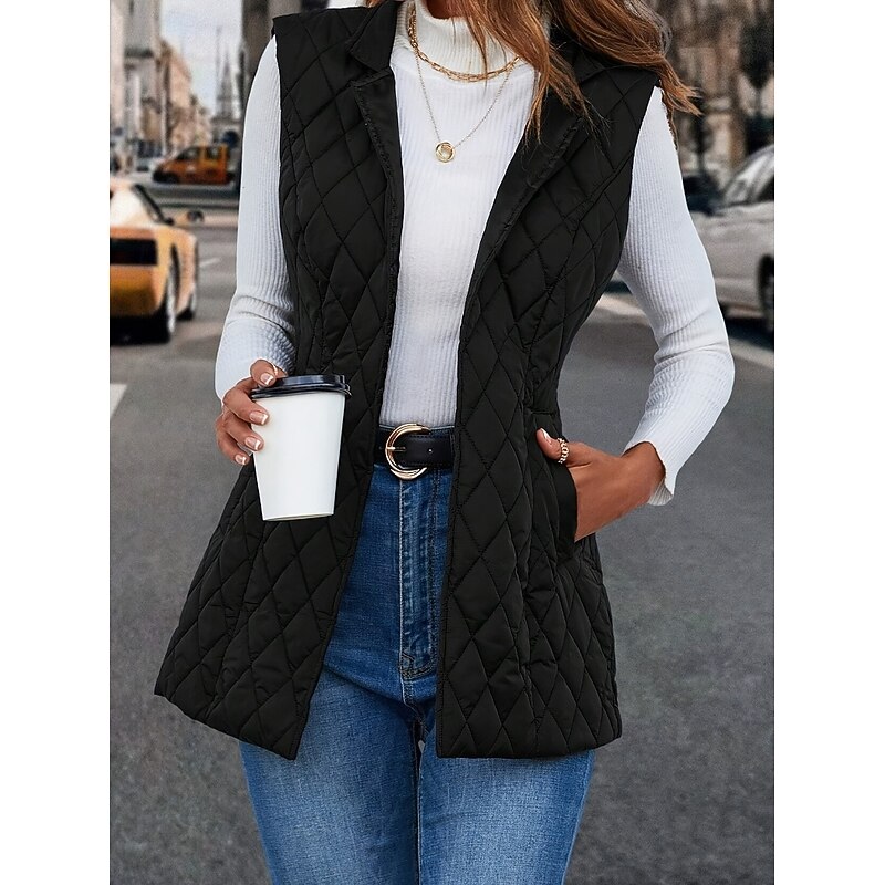 Women's Shrugs Sleeveless V Neck New Year Black Spring Fall Winter4