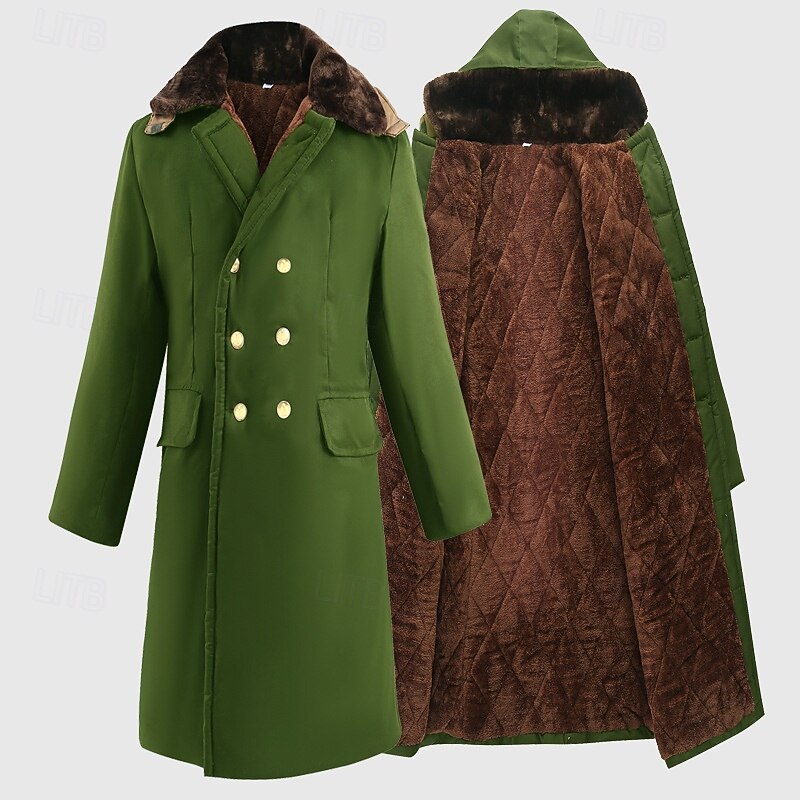 Men's Winter Coat Hiking Fleece Jacket Winter Outdoor Camo Thermal Warm Fleece Lining Windproof Scratch Resistant Outerwear Traveling Green Khaki Grey3