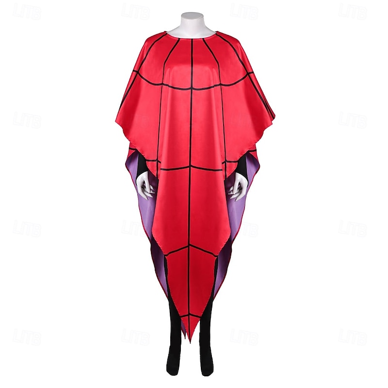 Ghost Bride Lydia Deetz Halloween Outfits Jumpsuit Beetlejuice Horror Movie Cosplay Costume Adults' Men's Masquerade Party / Evening Easy Halloween Costumes Dress Up2