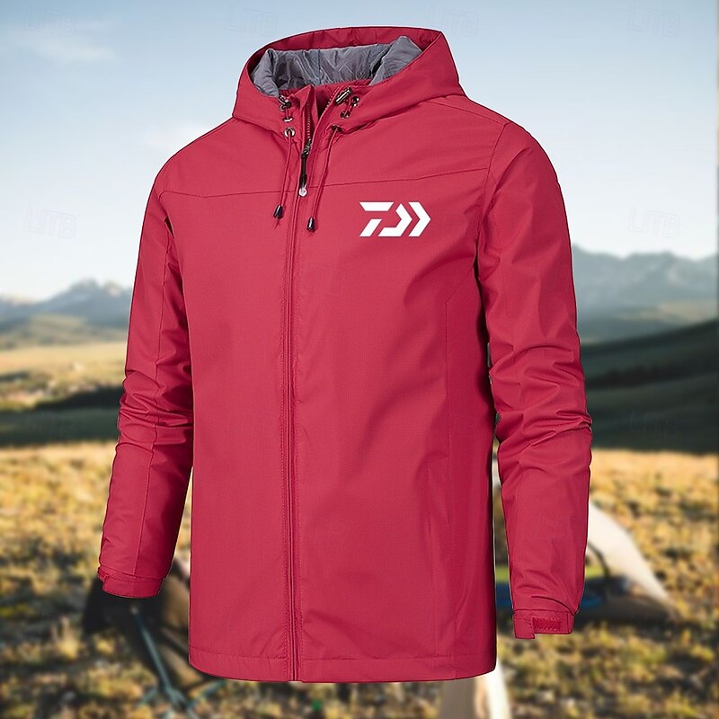 Men's Softshell Jacket Hiking Jacket Outdoor Waterproof Lightweight Jacket Windbreaker Jacket Traveling Black Army Green Red Navy Blue Blue