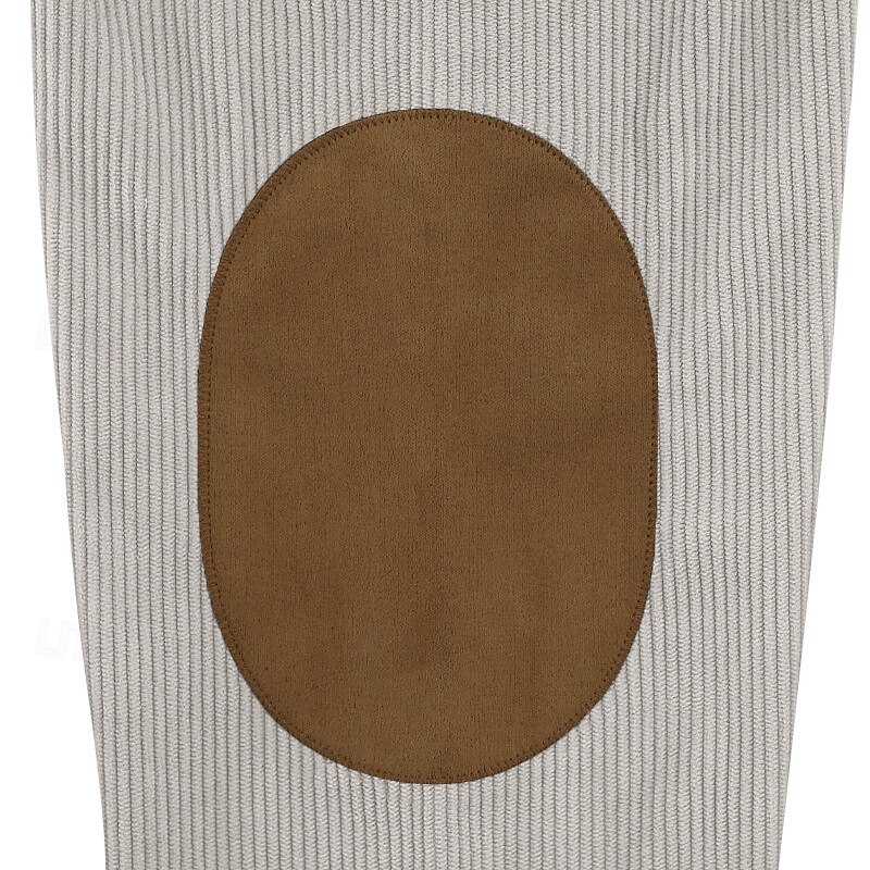 Men's Sweatshirt Quarter Zip Sweatshirt Apricot Black Army Green Navy Blue Gray Half Zip Color Block Patchwork Ribbed Textured Sports & Outdoor Daily Holiday Polyester Corduroy Streetwear Basic Casual2