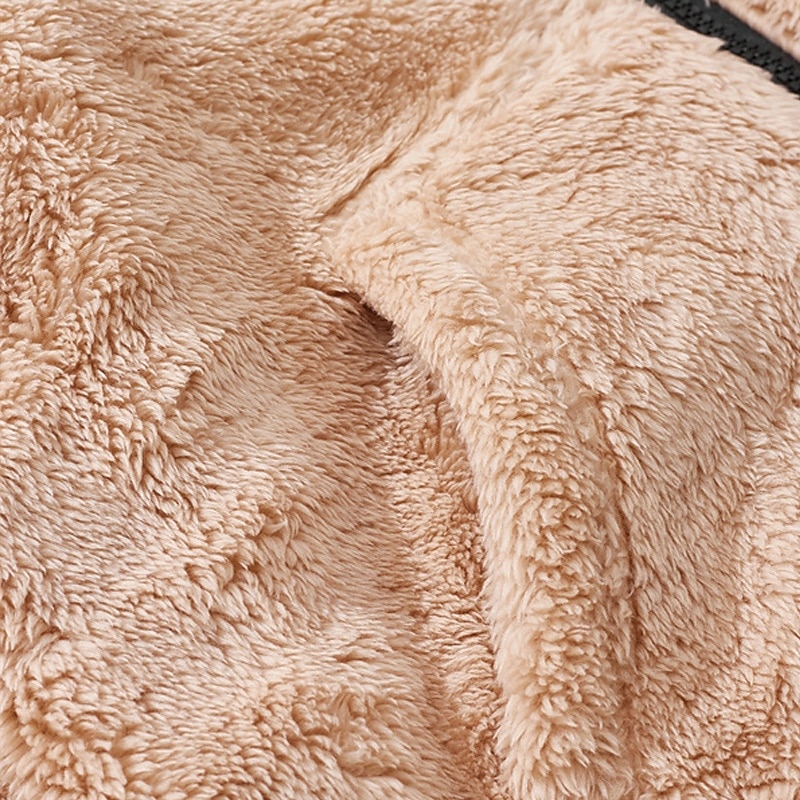 Men's Fleece Jacket Teddy Coat Hoodie Jacket Daily Vacation Thermal Warm Pocket Fleece Fall & Winter Plain Fashion Streetwear Hooded Regular Black Navy Blue Khaki Gray Jacket2