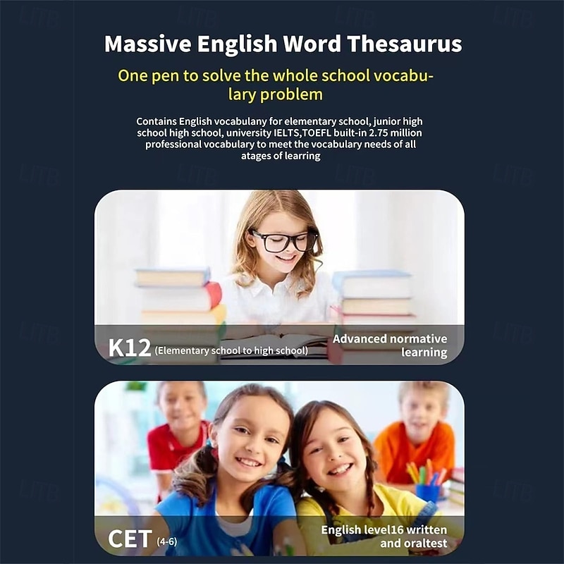 Multipurpose Translation Device Translation Pen 112 Language Translator Device with Touch Screen Wi-Fi Wireless Reading Pen2