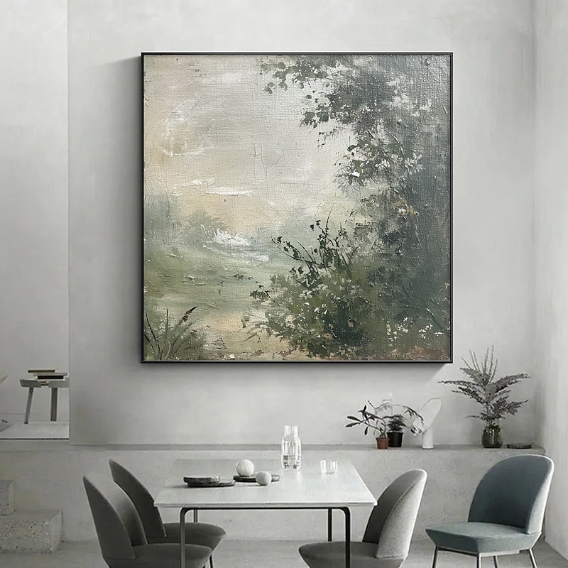 Handmade Oil Painting Canvas Wall Art Decor Original Abstract Landscape Painting for Home Decor With Stretched Frame/Without Inner Frame Painting2