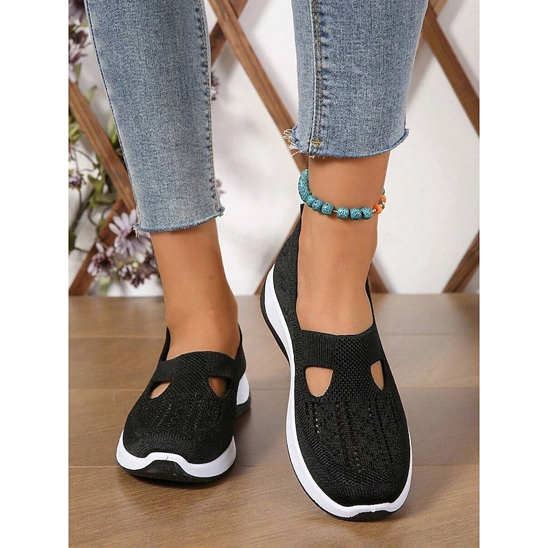 Women's Green Slip-On Athletic Sneakers with Breathable Mesh, Arch Support, Perfect for Walking and Casual Wear 19