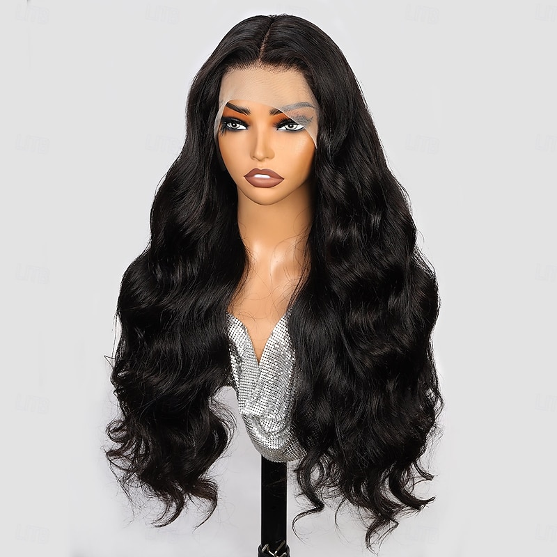 13x4 Transparent Human Hair Lace Front Wig High-end Wig Body Wave Human Hair Wig 200% Density