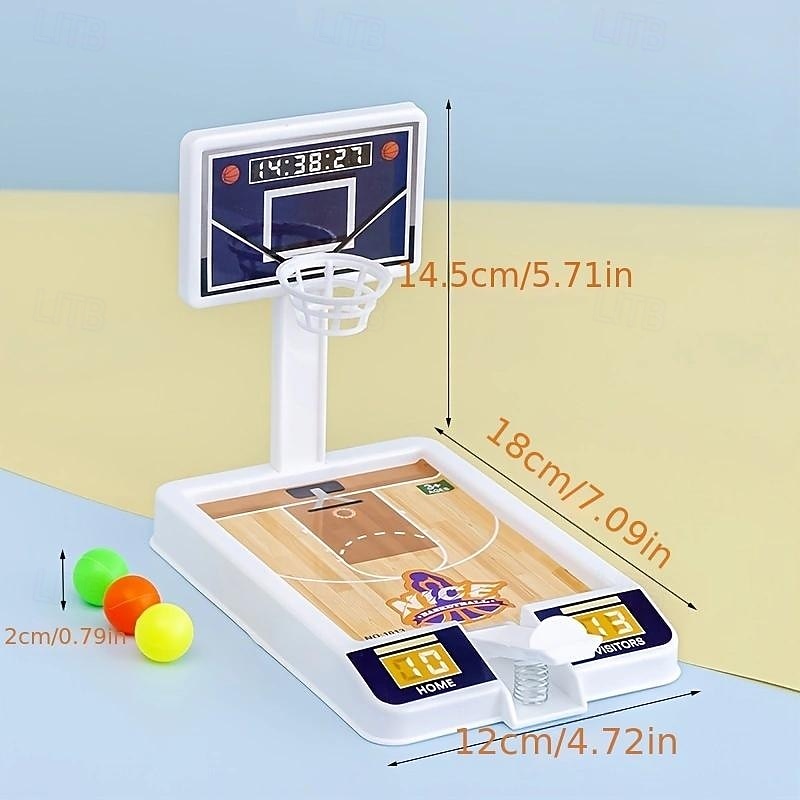 1 PCS Mini Tabletop Shooting Device, Finger Catapult Basketball Machine, Parent-child Interactive Toy, Children's Birthday Gift, kids Gift, toy Boys, Train Baby Focus Ability4